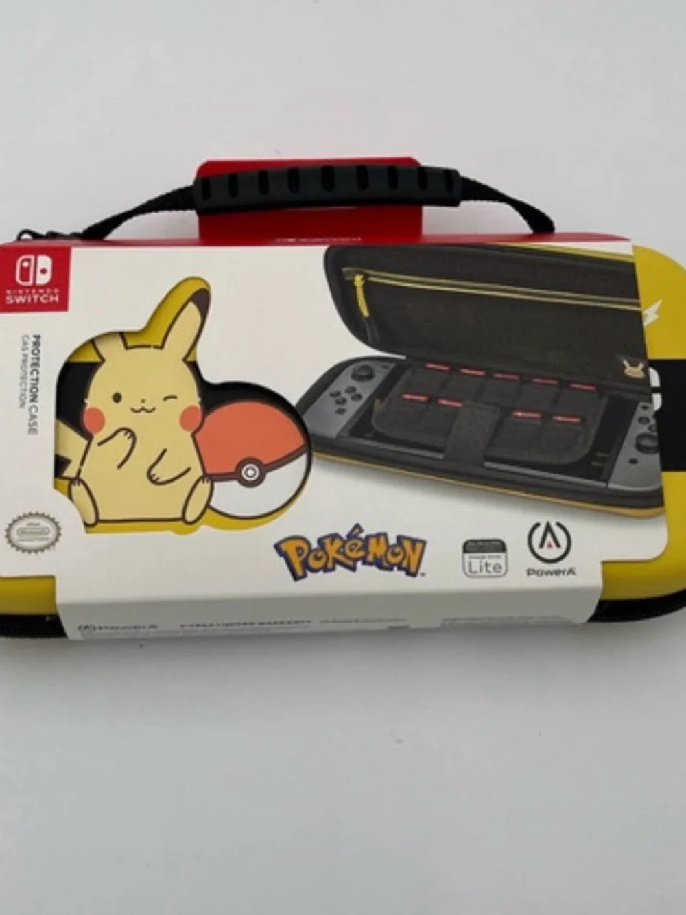 Pokémon Pikachu Protective Carrying Case for Nintendo Switch - Yellow/Black
